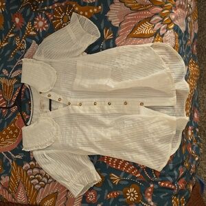Kiera collared blouse pilcro anthropologie XS NWOT